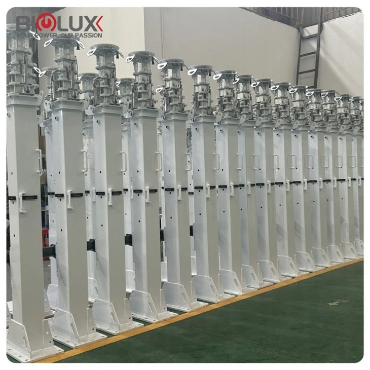 Built-in Wire Design Telescopic Mast high quality