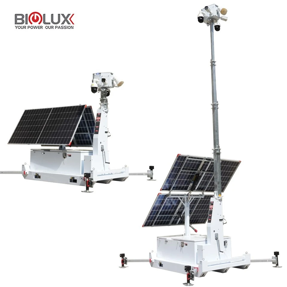 HiSKID Mobile CCTV Tower With Fuel Cell factory