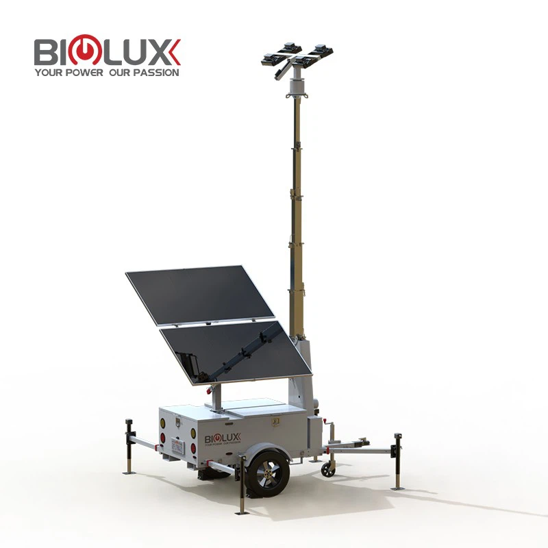 HISOLO CCTV Tower For Remote Area Moniting