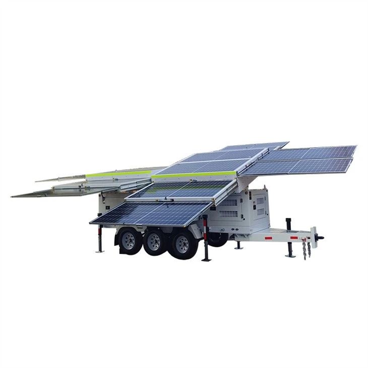 60KW Mobile Solar Generator Trailer